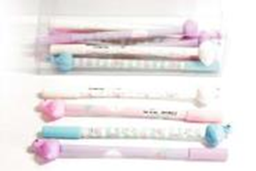 Фото - Ручка гелева фламінго з кольоровим корпусом + печатка у фламінго, стрижень синій 0,38мм 46426 Фото - Ручка гелева фламінго з кольоровим корпусом + печатка у фламінго, стрижень синій 0,38мм 46426