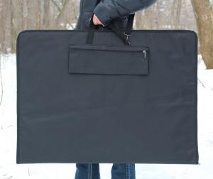 Фото - Папка-портфель для ескізів А1 , 85x67x7,Чорна каркасна 18914 Фото - Папка-портфель для ескізів А1 , 85x67x7,Чорна каркасна 18914