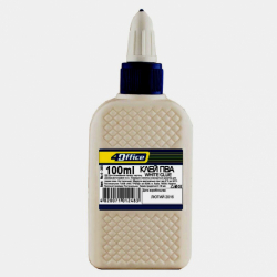 Фото - Клей ПВА з дозатором, 100 мл., 4-355, 4OFFICE ,уп20/100 28837