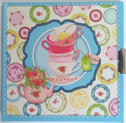 Фото - Блокнот дитячий на замочку 135x135mm, 70g, 56 л, чашечки 42989