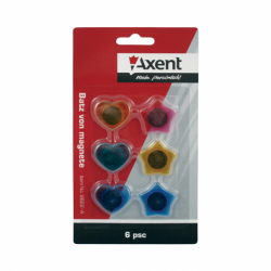 Фото - Набір магнітів фігурних 30мм,  6 шт. 41402