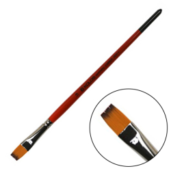 Фото - Пензель Синтетика плоска, Carrot 1097F, №10, к.р. KOLOS/ArtMaster (6/12) 16097