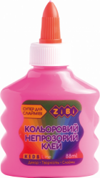 Фото - Клей рожевий непрозорий на PVA-основі, 88 мл 50703