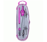 Фото - Готовальня COLLEGE 9 предметів, рожева 9185 Фото - Готовальня COLLEGE 9 предметів, рожева 9185