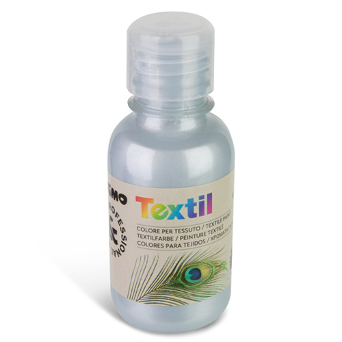 Фото - Акрилова фарба для текстилю 125 мл 910 срібло Primo Італія 52528