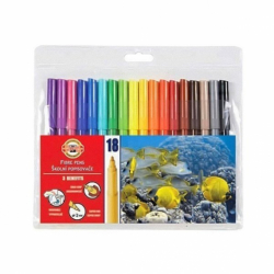 Фото - Фломастеры KIN 18 цв 7710ET/18 (уп.12) 10341