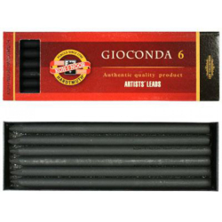 Грифель 5.6 мм., вугілля, дуже м'який (уп.6)