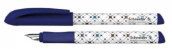 Фото - Ручка перова Schneider PATTERN . Гумовий грип,  ірідієвий кінчик. Колір корпусу біло-синій. 40667
