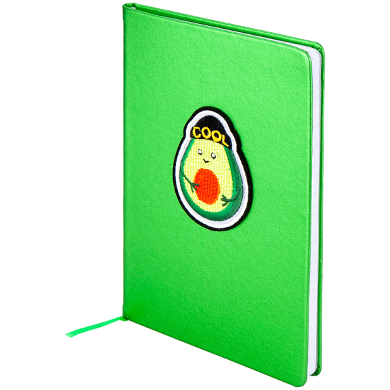 Фото - Блокнот тв. обкл., гліттер, А5, 80 арк., лін., авокадо 53711 Фото - Блокнот тв. обкл., гліттер, А5, 80 арк., лін., авокадо 53711