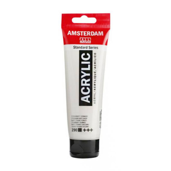 Фото - Фарба акрилова AMSTERDAM, (290) Титановий буф темний, 120 мл, Royal Talens 48571 Фото - Фарба акрилова AMSTERDAM, (290) Титановий буф темний, 120 мл, Royal Talens 48571