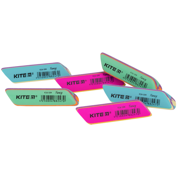 Фото - Гумка кольорова Fruits, асорті (уп.32) 60470