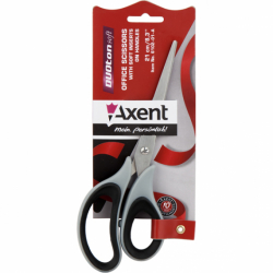 Ножиці Duoton Soft, 21 см, сіро-чорні