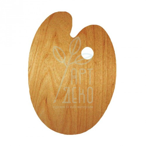 Фото - Палітра дерев'яна, овальна, ергономічна, промаслена, 30х40см, ROSA Gallery 55933 Фото - Палітра дерев'яна, овальна, ергономічна, промаслена, 30х40см, ROSA Gallery 55933