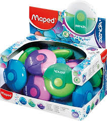 Фото - Гумка ZENOA у поворотному захисному футлярі, дисплей асорті (уп.20) 33349 Фото - Гумка ZENOA у поворотному захисному футлярі, дисплей асорті (уп.20) 33349