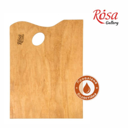 Фото - Палітра дерев'яна, під етюдники подольського типу, прямокутна, промаслена,ROSA Gallery 48728