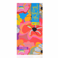 Фото - Блокнот 100*200/64лин. интег., неон+софт-тач лак. 'Floral vibes' YES 42466