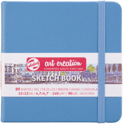 Фото - Блокнот для графіки Talens Art Creation 140г/м2, 12*12см, 80л., Lake Blue, Royal Talens 54192 Фото - Блокнот для графіки Talens Art Creation 140г/м2, 12*12см, 80л., Lake Blue, Royal Talens 54192