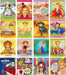 Фото - Скетчбук 7БЦ, 197х145 мм, 36 аркушів, чисті аркуші (уп. 16), в ас. 41103 Фото - Скетчбук 7БЦ, 197х145 мм, 36 аркушів, чисті аркуші (уп. 16), в ас. 41103