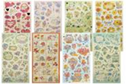 Наліпки ПВХ плоскі, лазерні 10 * 28см 20шт./уп.