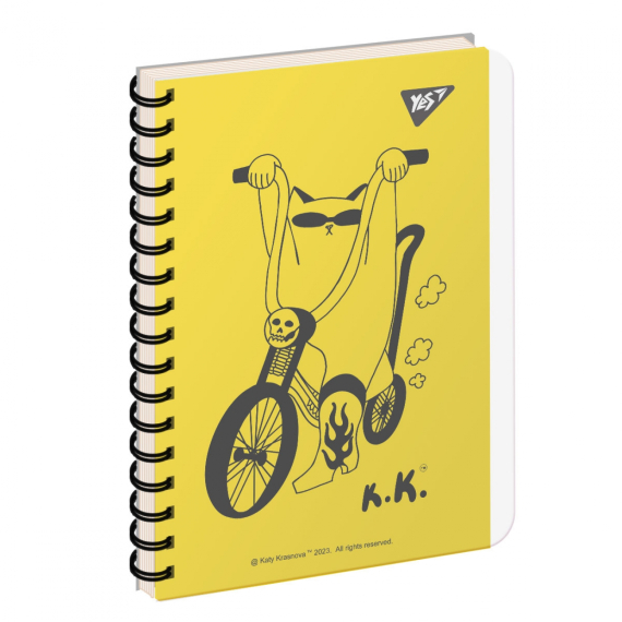 Фото - Зошит для записів YES В6/144 пл.обкл. Tattoo cats 63014 Фото - Зошит для записів YES В6/144 пл.обкл. Tattoo cats 63014