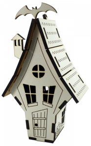 Фото - МДФ Будиночок № 17 вузьк.з кажан. 13*9*5см М-2090 49859 Фото - МДФ Будиночок № 17 вузьк.з кажан. 13*9*5см М-2090 49859