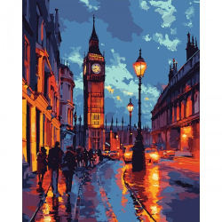 Картина за номерами SANTI &quot;Біг Бен&quot;, 40*50 метал. фарби