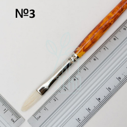 Фото - Пензель Щетина овальна, Grace 2023FR, № 3, д.р. KOLOS 31556
