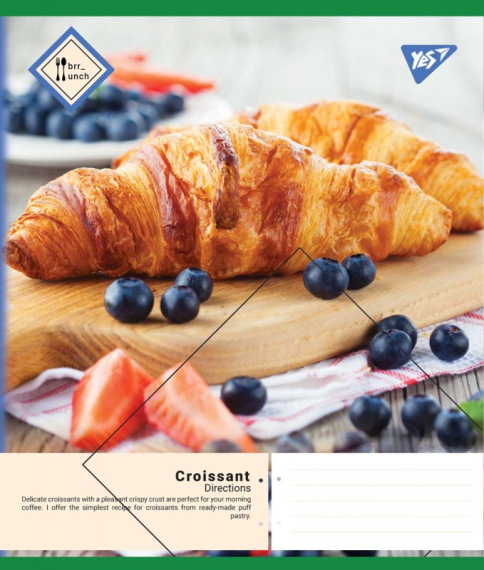 Фото - А5/18 лін. YES Pancakes, зошит учнів.(уп.25/ящ.400) 57739 Фото - А5/18 лін. YES Pancakes, зошит учнів.(уп.25/ящ.400) 57739