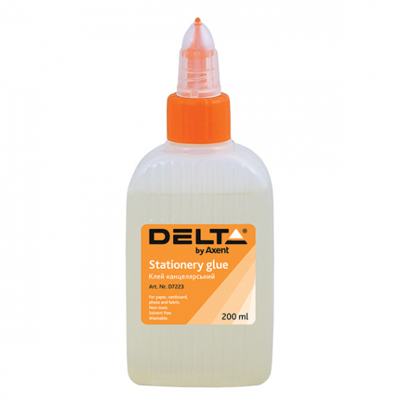 Фото - Клей канцелярський, 200 мл, ковпачок-дозатор 42025 Фото - Клей канцелярський, 200 мл, ковпачок-дозатор 42025