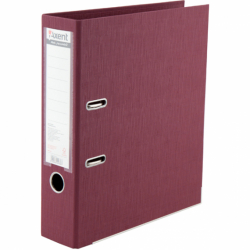 Фото - Папка-реєстратор двост, Prestige+ 7,5cм, зіб, бордова 46643