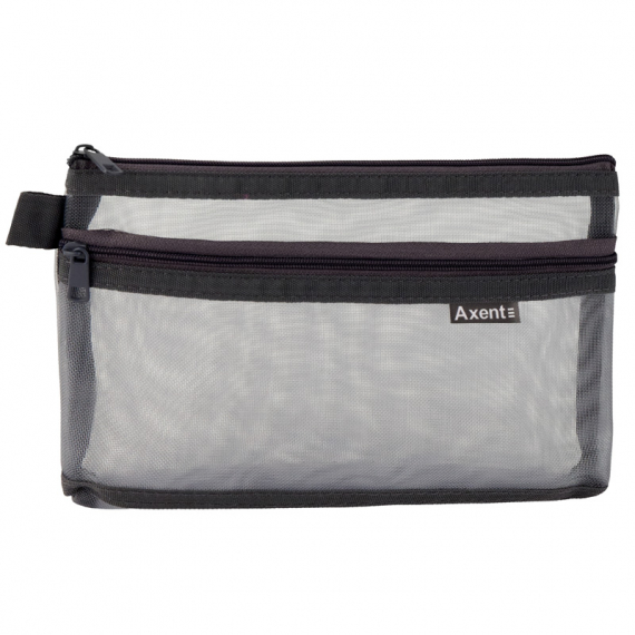 Фото - Папка-органайзер на блискавці 1493-А, 210*125*30, сіра 43760