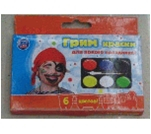 Фото - Набор красок для лица 6 цв*25 ml (уп;12шт) арт.470648# 3358 Фото - Набор красок для лица 6 цв*25 ml (уп;12шт) арт.470648# 3358