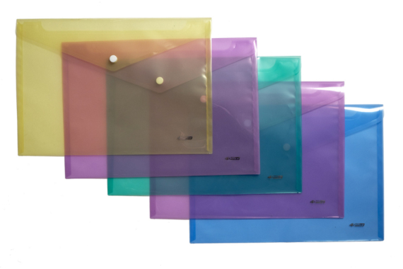 Фото - Папка з кнопкою,А4, РР 160мкн 'Хвиля', кол. в асорт., 5321, SOZ (уп.12) 35365 Фото - Папка з кнопкою,А4, РР 160мкн 'Хвиля', кол. в асорт., 5321, SOZ (уп.12) 35365