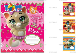 Фото - А5/12 кос. без д/л 1В 44 CAT, зошит учнів. 57940