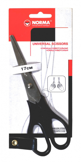 Фото - Ножицi, 17см, універс., 4235, NORMA 37192 Фото - Ножицi, 17см, універс., 4235, NORMA 37192