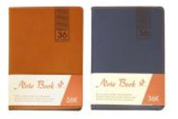 Фото - Блокнот 36К, 92 арк., 70г / м2, 2 кольори обкладинки мікс- синій і коричневий 49141