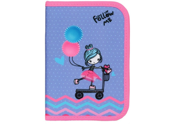 Фото - Пенал 1-яр з 1відв., пустий, 'Follow me', 210/70D PL, арт. 22105C, CLASS 62505