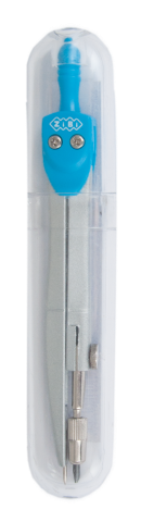 Фото - Циркуль BASIS в твердому футлярі типу 'градусник', блакитний, KIDS Line (уп.12) 38512 Фото - Циркуль BASIS в твердому футлярі типу 'градусник', блакитний, KIDS Line (уп.12) 38512