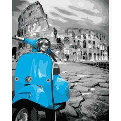 Картина за номерами SANTI "Римські канікули", 40*50 см.