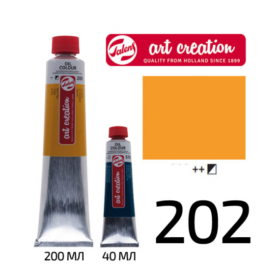 Фото - Фарба олійна ArtCreation, (202) Жовтий темний, 40 мл, Royal Talens 49660