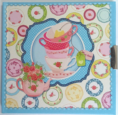 Фото - Блокнот дитячий на замочку 135x135mm, 70g, 56 л, чашечки 42989 Фото - Блокнот дитячий на замочку 135x135mm, 70g, 56 л, чашечки 42989