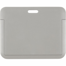 Фото - Бейдж-слайдер горизонт., теплий сірий, 4500H (85*54мм) 47106