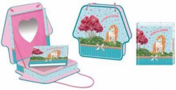 Фото - Блокнот на замочку в музичній коробці 210x190х50mm, 70g, 56 л, єдиноріг 43005