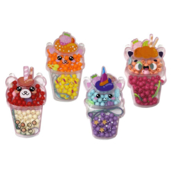 Набір бісера в пластиковій коробці, Тварини, 4 види 24шт/уп