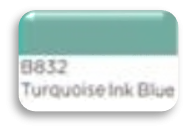 Фото - Скетч-маркер двосторонній B832 - TURQUOISE INK BLUE 54671