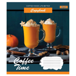 А5/60 кл. 1В Coffee time, зошит для записів (уп.10)