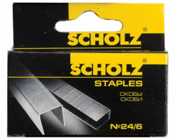 Скоби д/степлеру, №24/6, 1000шт., 4721, SOZ