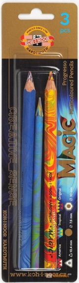Фото - Олівці кольорові MAGIC, 3 шт. 49464