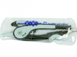 Фото - Циркуль пластиковий зі шкалою в блістері, чорно-сірий, SMART Line (уп.48) 38514 Фото - Циркуль пластиковий зі шкалою в блістері, чорно-сірий, SMART Line (уп.48) 38514