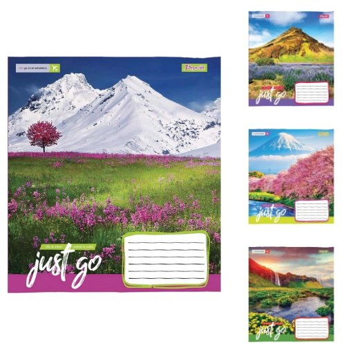 Фото - А5/96 лін. 1В Just go, зошит для записів 58360 Фото - А5/96 лін. 1В Just go, зошит для записів 58360